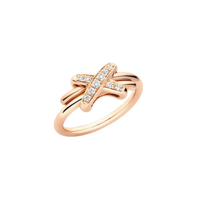[Super CiCi ]JEUX DE PINK GOLD DIAMOND RING