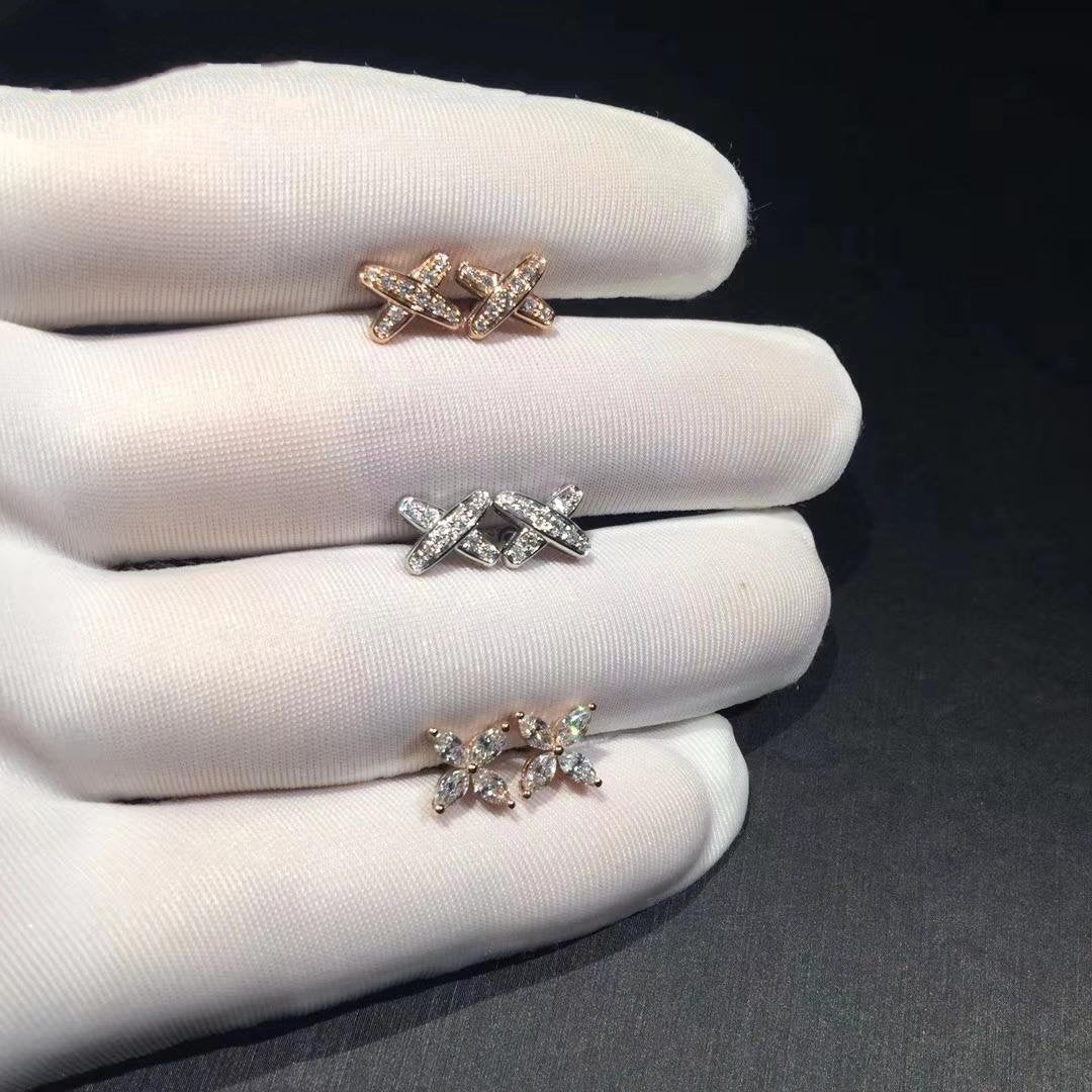 [Super CiCi ]JEUX DE DIAMOND EARRINGS