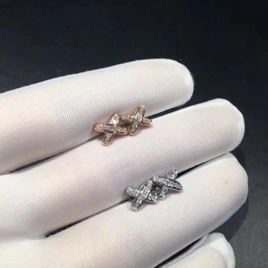 [Super CiCi ]JEUX DE DIAMOND EARRINGS