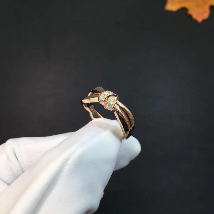 [Super CiCi ]LIENS RING PINK GOLD DIAMOND