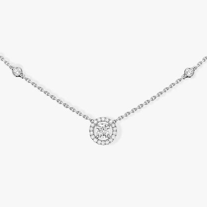 [Super CiCi]Diamond Necklace 0,20ct Brilliant Shape Joy