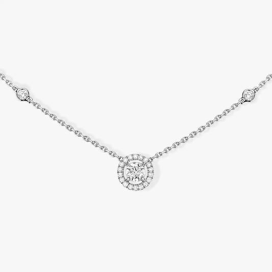 [Super CiCi]Diamond Necklace 0,20ct Brilliant Shape Joy