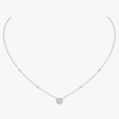 [Super CiCi]Diamond Necklace 0,20ct Brilliant Shape Joy