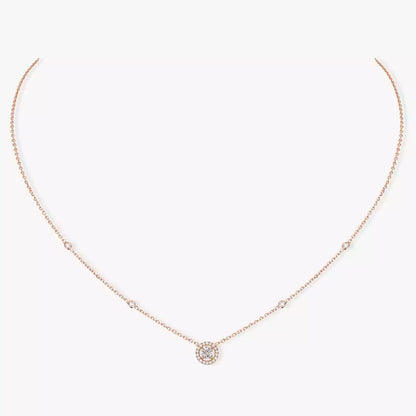 [Super CiCi]Diamond Necklace 0,20ct Brilliant Shape Joy
