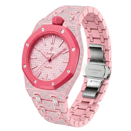 [Super CiCi]Royal Oak Pop Exclusive Bioceramic Case & Bioceramic Strap Full Diamond