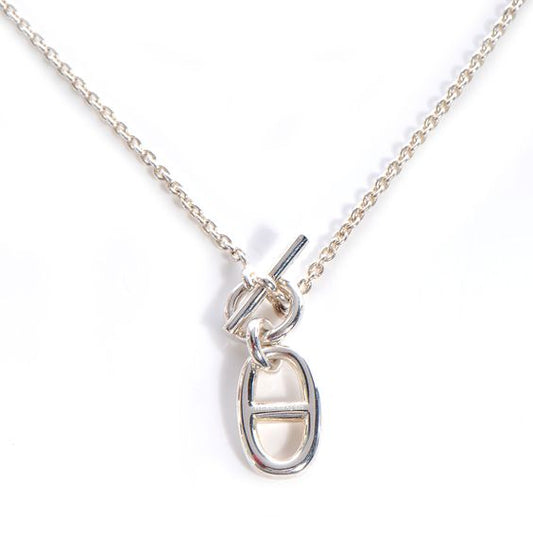 [Super CiCi ]HM CHAINE D'ANCRE PENDANT NECKLACE STERLING SILVER