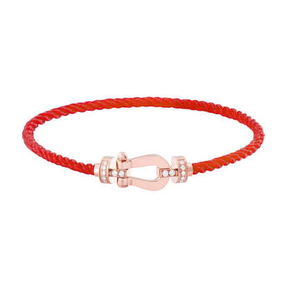 [Super CiCi ]FORCE 10 HALF DIAMOND PINK GOLD RED CORDERI LARGE AND MEDIUM MODEL