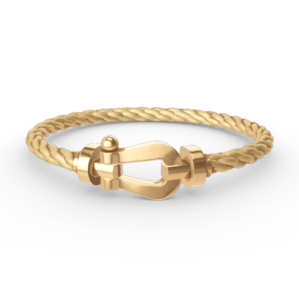 [Super CiCi ]FORCE LARGE HORSESHOE NO DIAMOND BRACELET GOLD