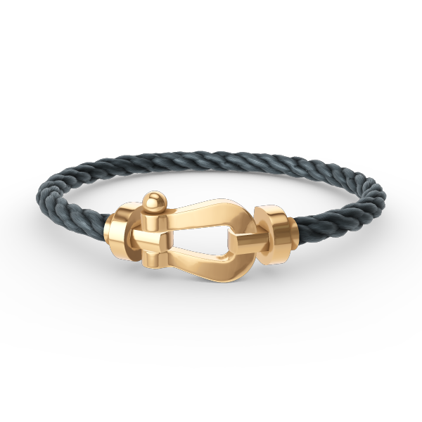 [Super CiCi ]FORCE LARGE HORSESHOE NO DIAMOND BRACELET GOLD