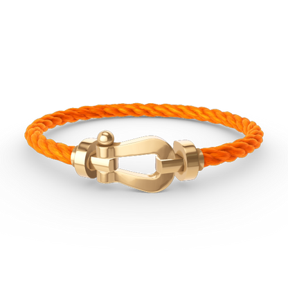 [Super CiCi ]FORCE LARGE HORSESHOE NO DIAMOND BRACELET GOLD