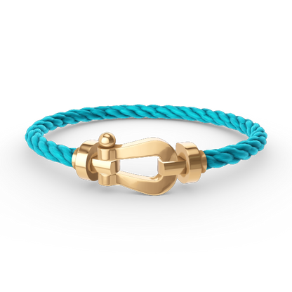[Super CiCi ]FORCE LARGE HORSESHOE NO DIAMOND BRACELET GOLD