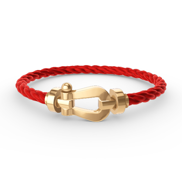 [Super CiCi ]FORCE LARGE HORSESHOE NO DIAMOND BRACELET GOLD