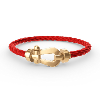 [Super CiCi ]FORCE LARGE HORSESHOE NO DIAMOND BRACELET GOLD