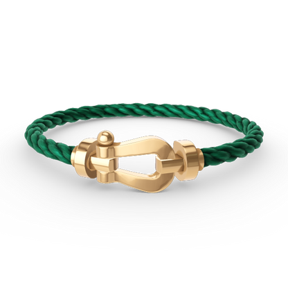 [Super CiCi ]FORCE LARGE HORSESHOE NO DIAMOND BRACELET GOLD