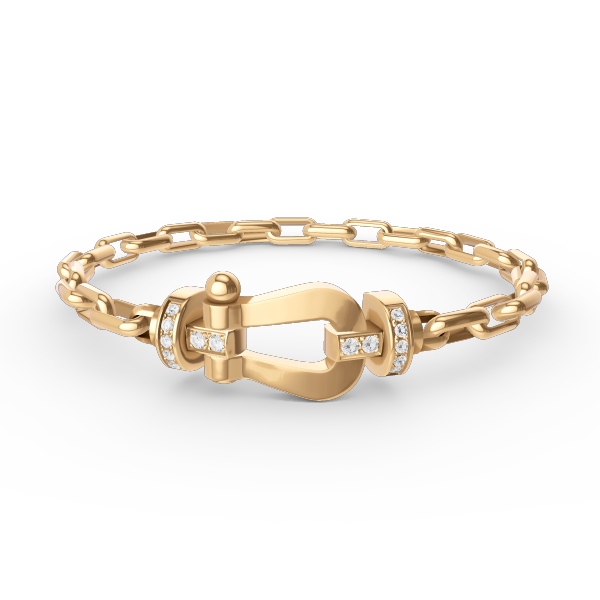 [Super CiCi ]FORCE LARGE HORSESHOE CLASP  METAL BRACELET