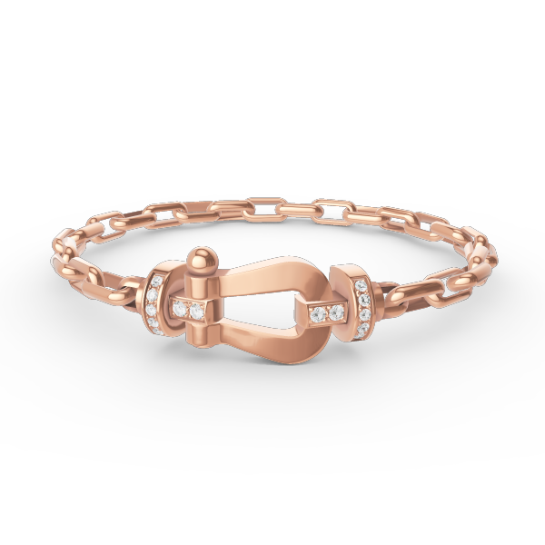 [Super CiCi ]FORCE LARGE HORSESHOE CLASP  METAL BRACELET