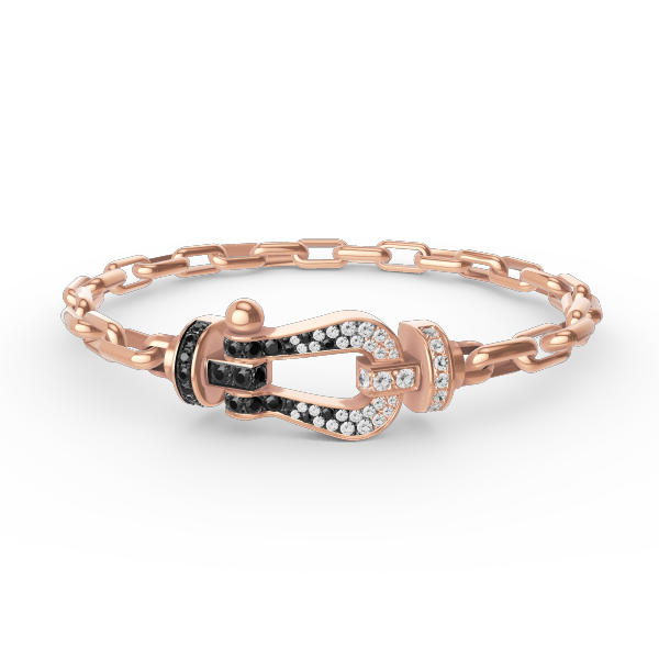 [Super CiCi ]FORCE LARGE HORSESHOE CLASP  METAL BRACELET