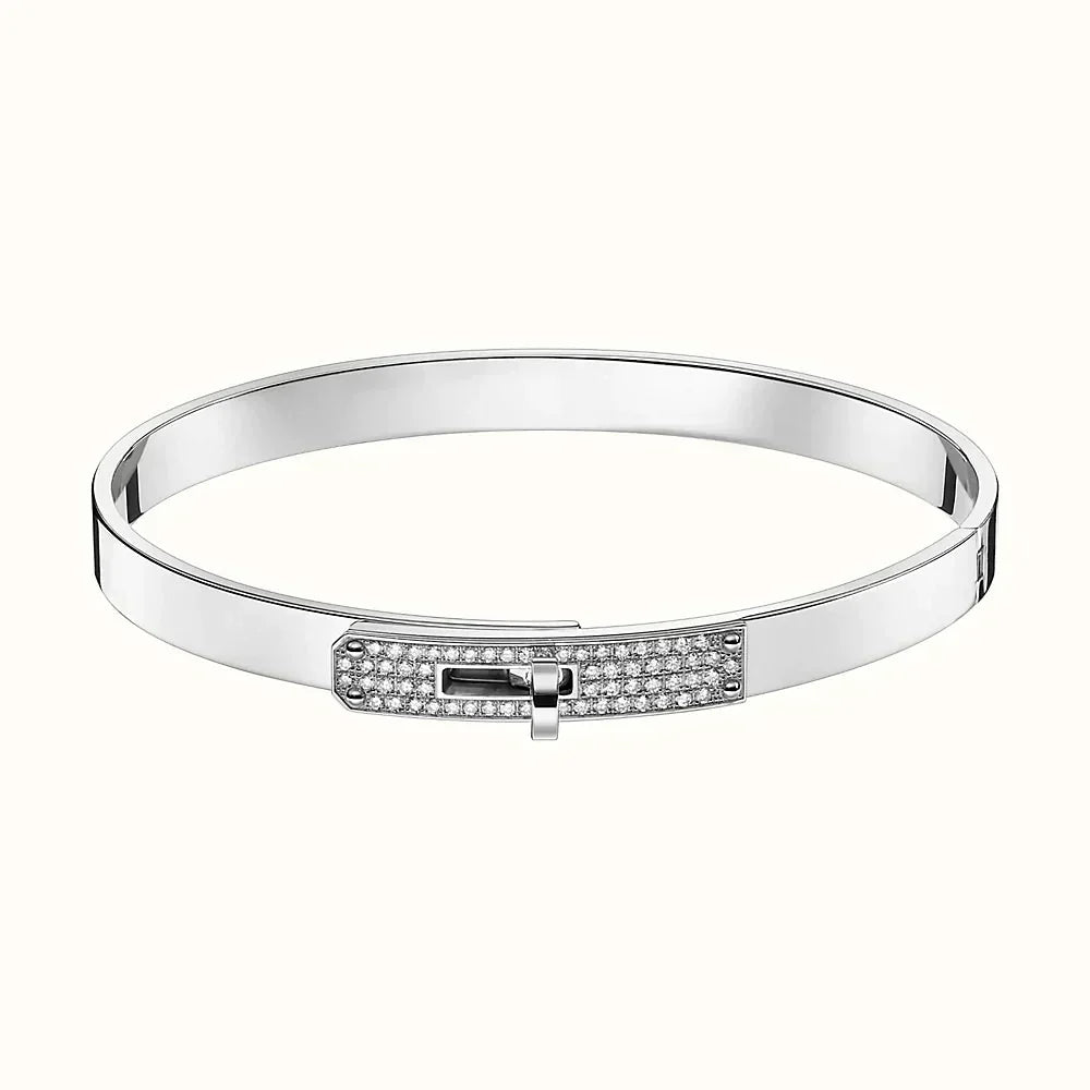 [Super CiCi ]KELLY SILVER DIAMOND BRACELET