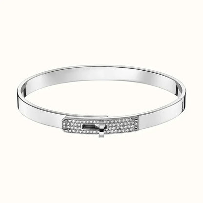 [Super CiCi ]KELLY SILVER DIAMOND BRACELET