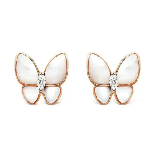 [Super CiCi ]BUTTERFLY MOP DIAMOND EARRINGS