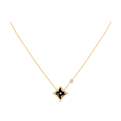 [Super CiCi ]STAR BLACK MOP NECKLACE