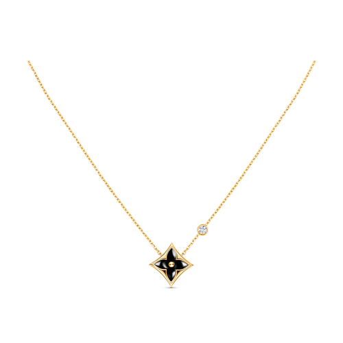 [Super CiCi ]STAR BLACK MOP NECKLACE