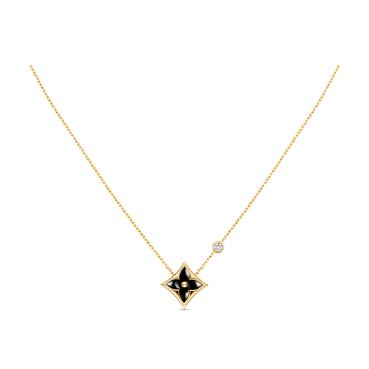 [Super CiCi ]STAR BLACK MOP NECKLACE