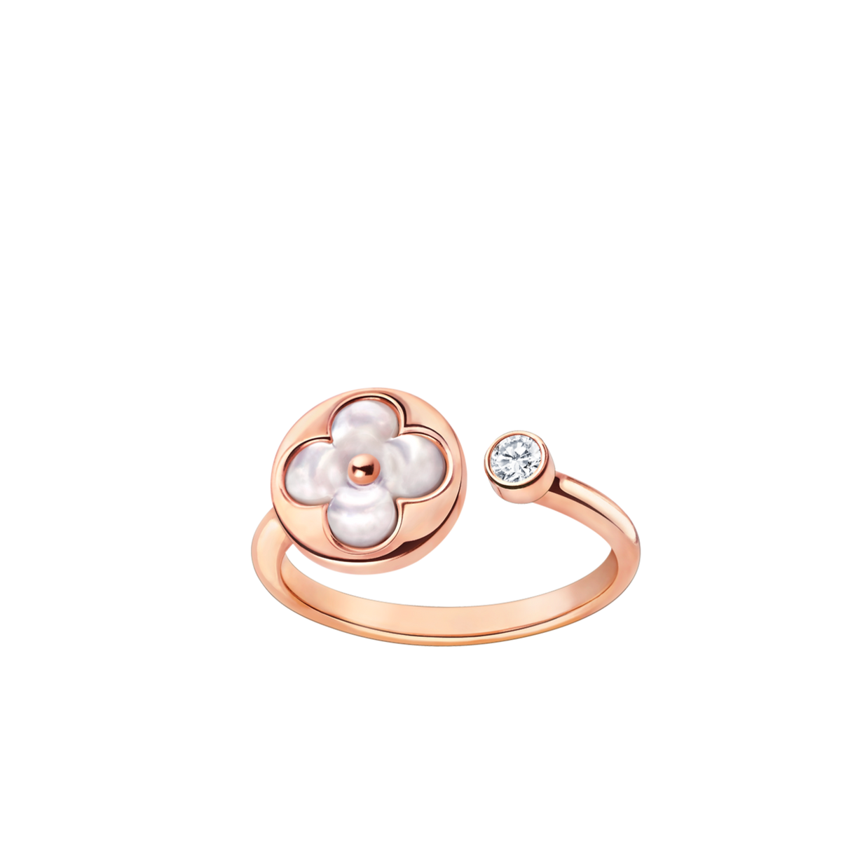 [Super CiCi ]SUN 1 DIAMOND PINK MOP RING