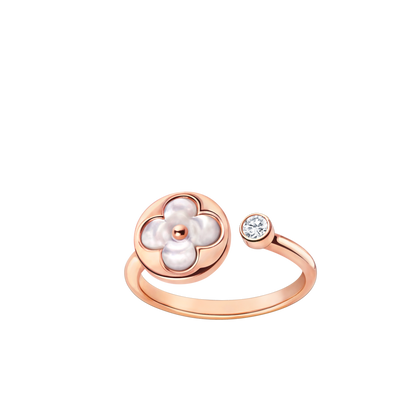 [Super CiCi ]SUN 1 DIAMOND PINK MOP RING