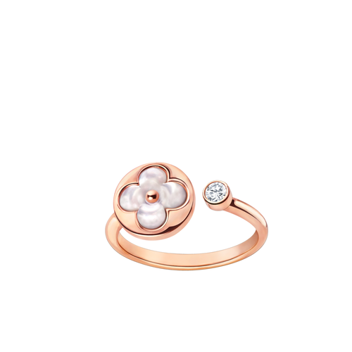 [Super CiCi ]SUN 1 DIAMOND PINK MOP RING