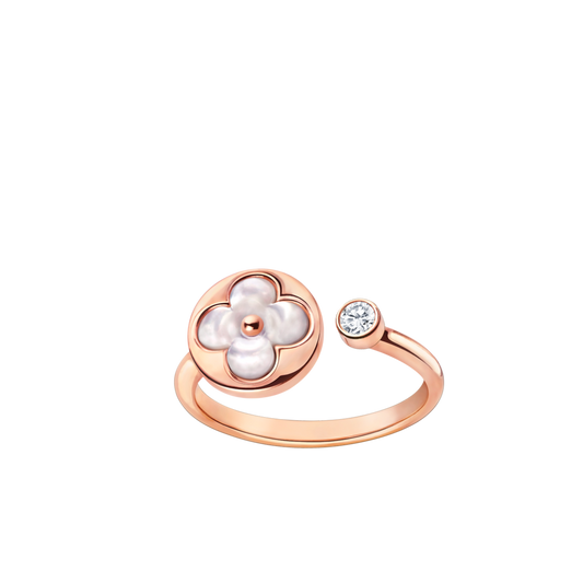 [Super CiCi ]SUN 1 DIAMOND PINK MOP RING