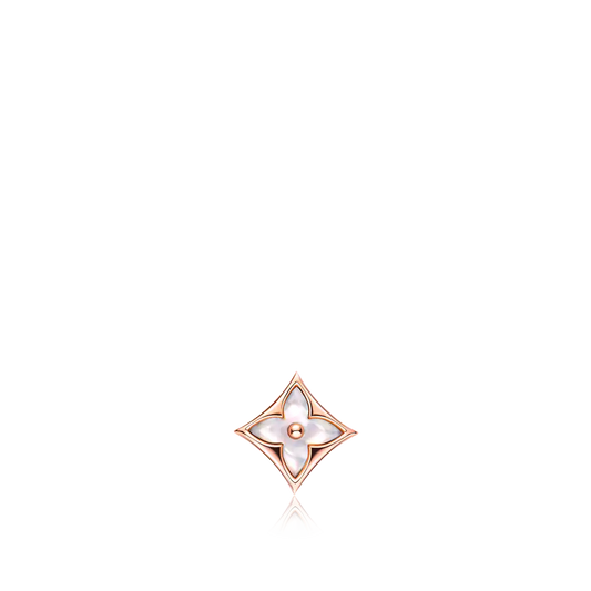 [Super CiCi ]STAR MOP PINK GOLD EARRINGS