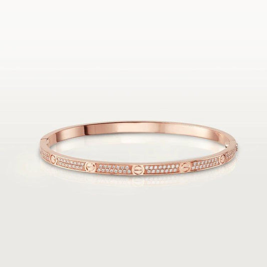 [Super CiCi ]LOVE BRACELET 3.65MM DIAMOND-PAVED