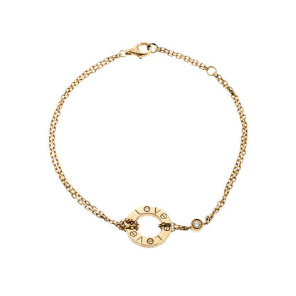 [Super CiCi ]LOVE BRACELET 2 DIAMOND