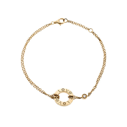 [Super CiCi ]LOVE BRACELET 2 DIAMOND