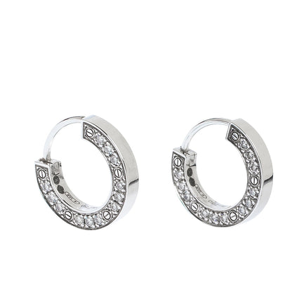 [Super CiCi ]LOVE DIAMOND EARRINGS