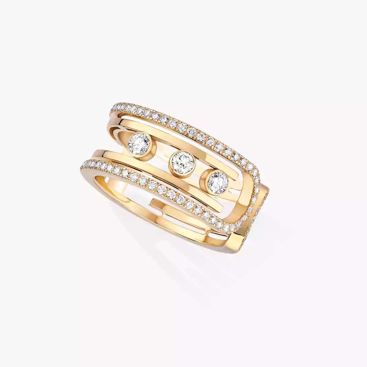 [Super CiCi]Move 10th Diamond Ring in Gold