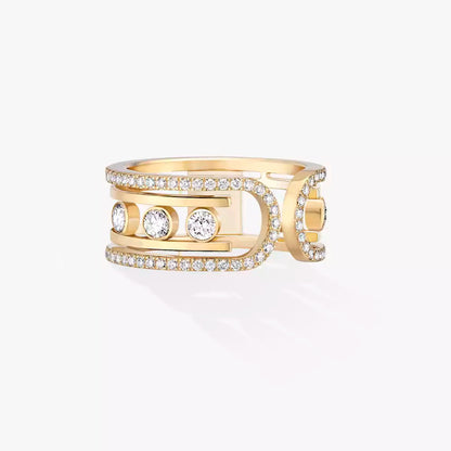 [Super CiCi]Move 10th Diamond Ring in Gold