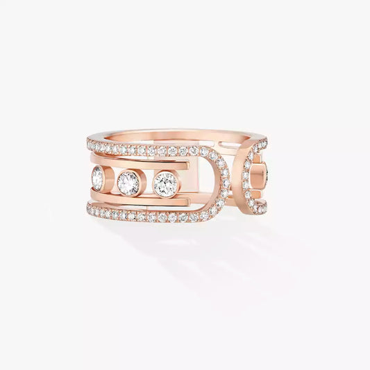 [Super CiCi]Move 10th Diamond Ring in Gold