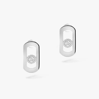 [Super CiCi]So Move Diamond Earrings in Yellow Gold