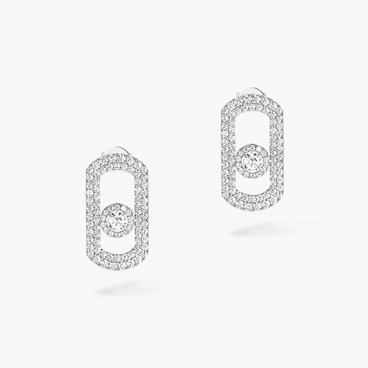 [Super CiCi]So Move Pave_-Set Diamond Earrings in Silver