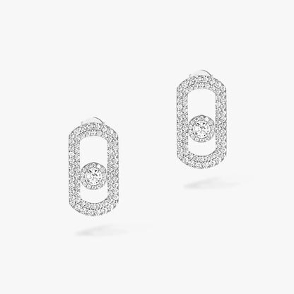 [Super CiCi]So Move Pave_-Set Diamond Earrings in Silver