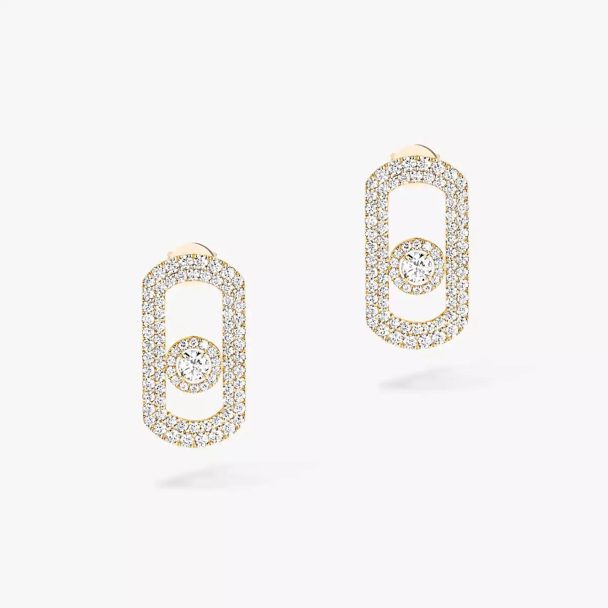 [Super CiCi]So Move Pave_-Set Diamond Earrings in Silver