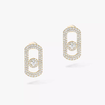 [Super CiCi]So Move Pave_-Set Diamond Earrings in Silver