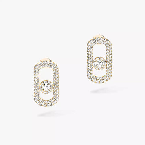 [Super CiCi]So Move Pave_-Set Diamond Earrings in Silver