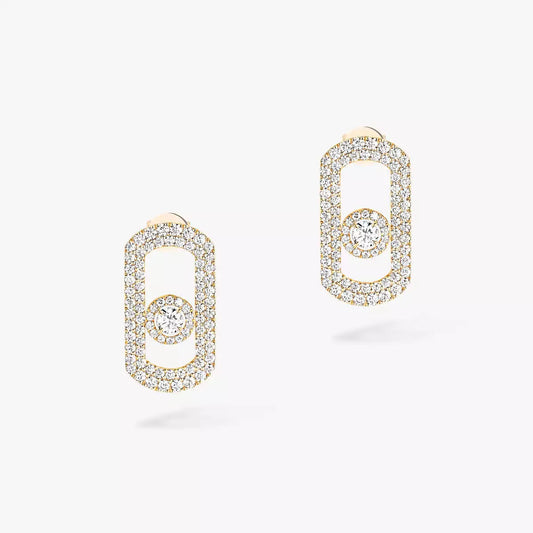 [Super CiCi]So Move Pave_-Set Diamond Earrings in Silver