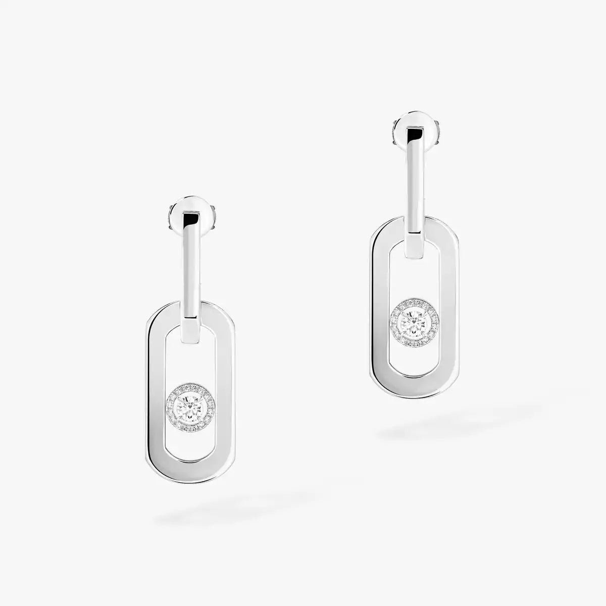 [Super CiCi]So Move XL Diamond Pendant Earrings