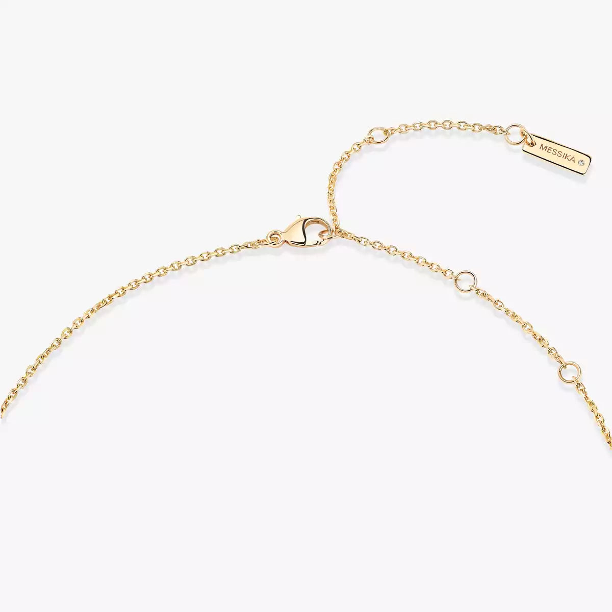 [Super CiCi]Lucky Eye Diamond Necklace in Rose Gold and Turquoise