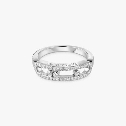 [Super CiCi] Baby Move Gold Diamond Pave_ Ring