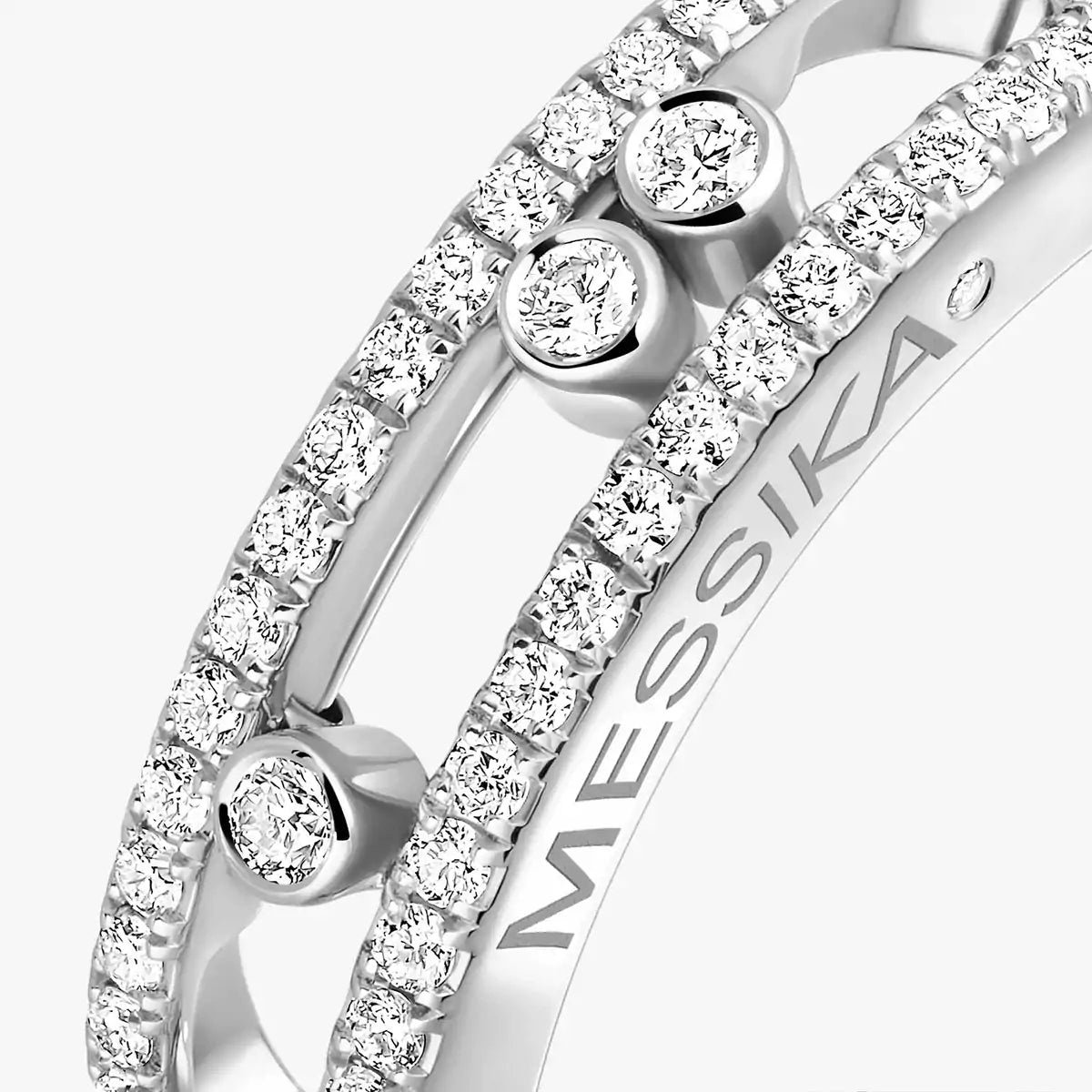 [Super CiCi] Baby Move Gold Diamond Pave_ Ring